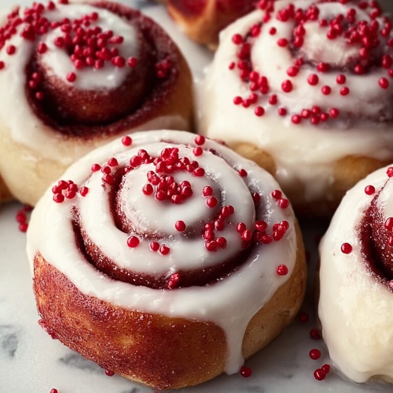Irresistibly Soft Red Velvet Cinnamon Rolls Recipe