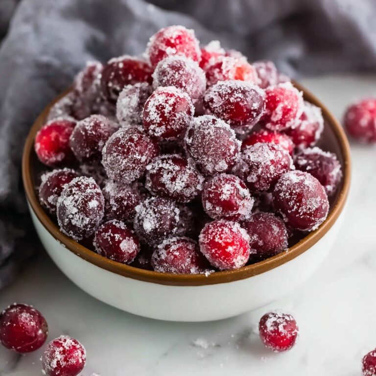 Sugared Cranberries Recipe
