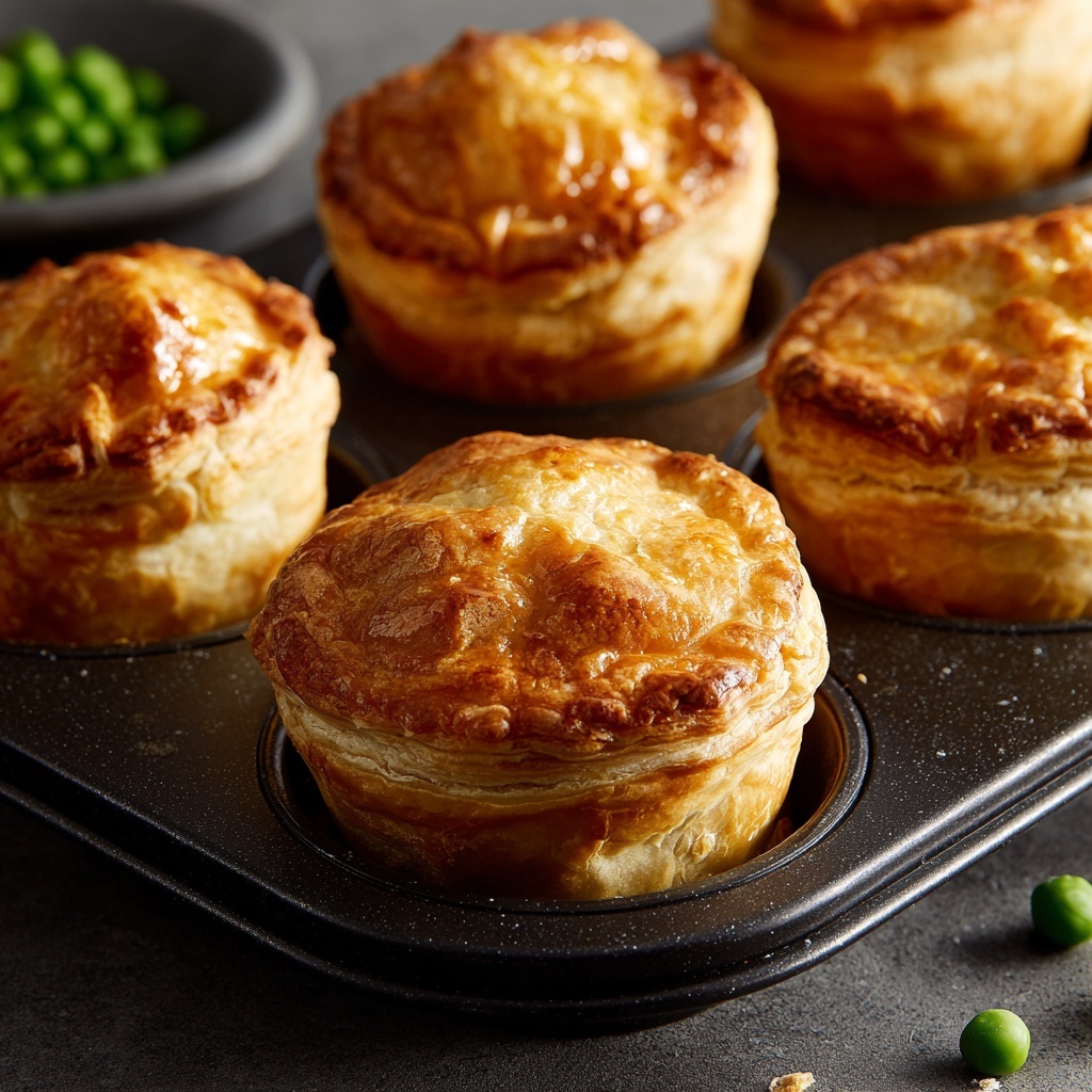 Muffin Tin Chicken Pot Pies Recipe - Recipe Image