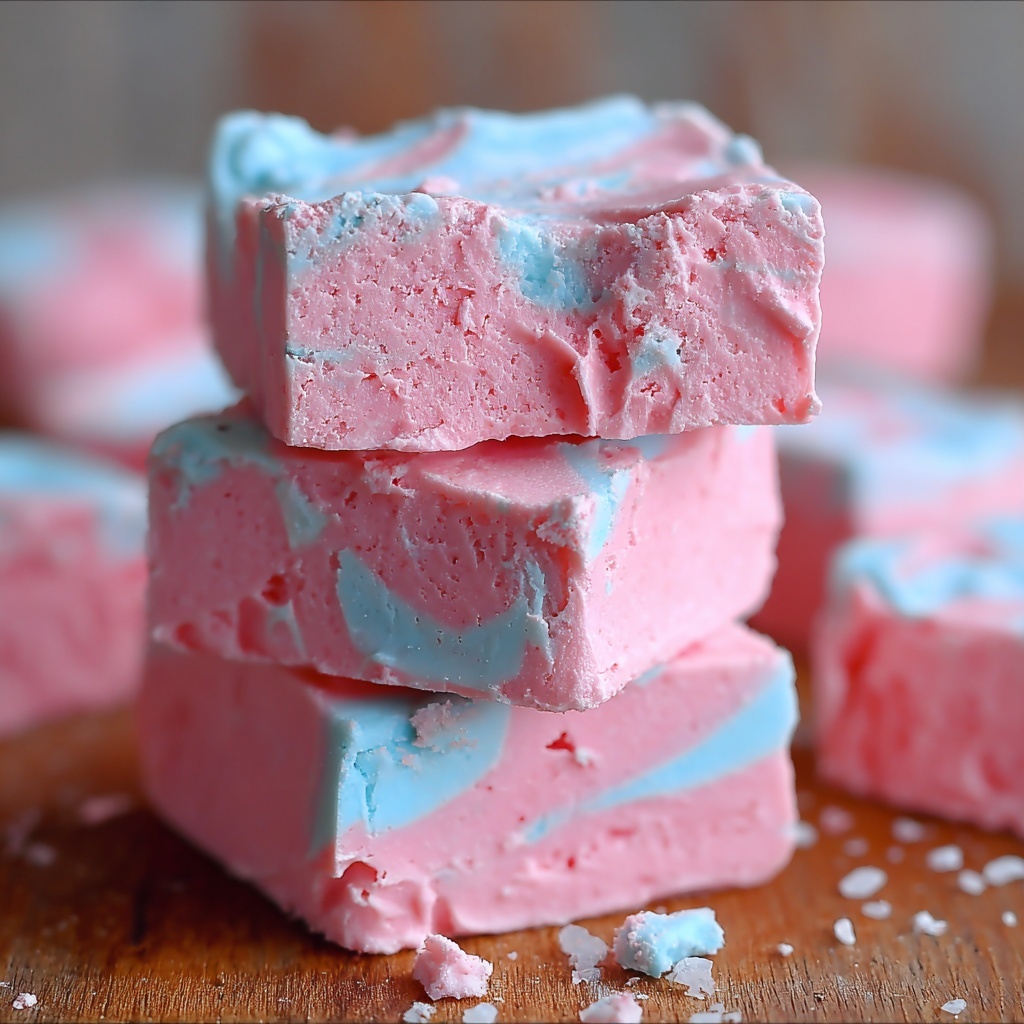 Cotton Candy Fudge Recipe - Recipe Image