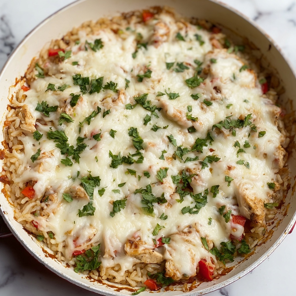 Chicken, Cheese, and Cilantro Rice Skillet Recipe - Recipe Image