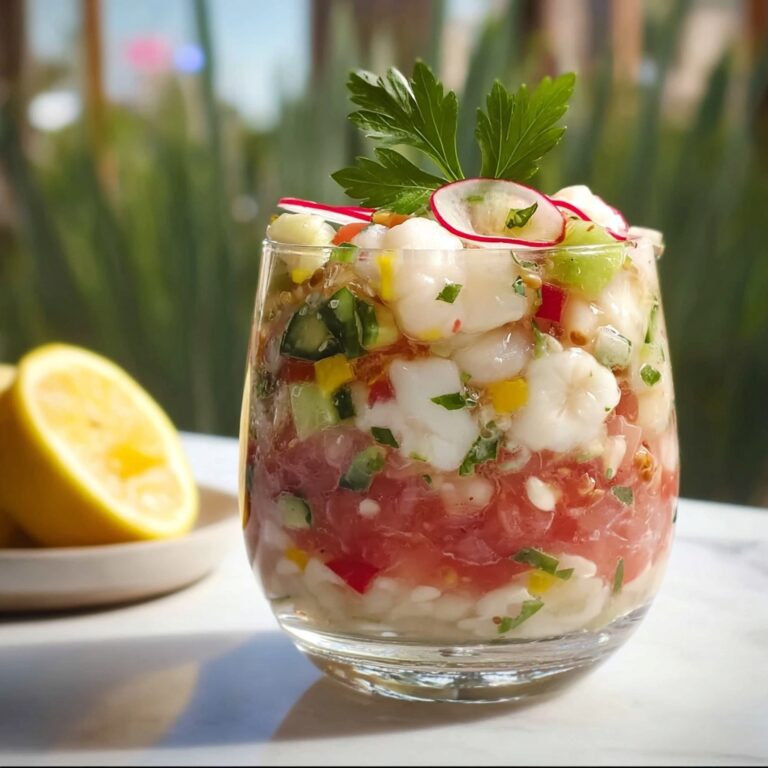 Zesty Cod Ceviche with Watermelon and Avocado Recipe