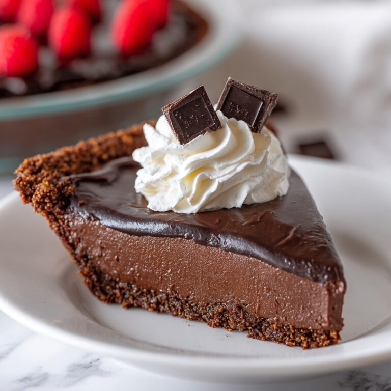 Keto Chocolate Pie Recipe