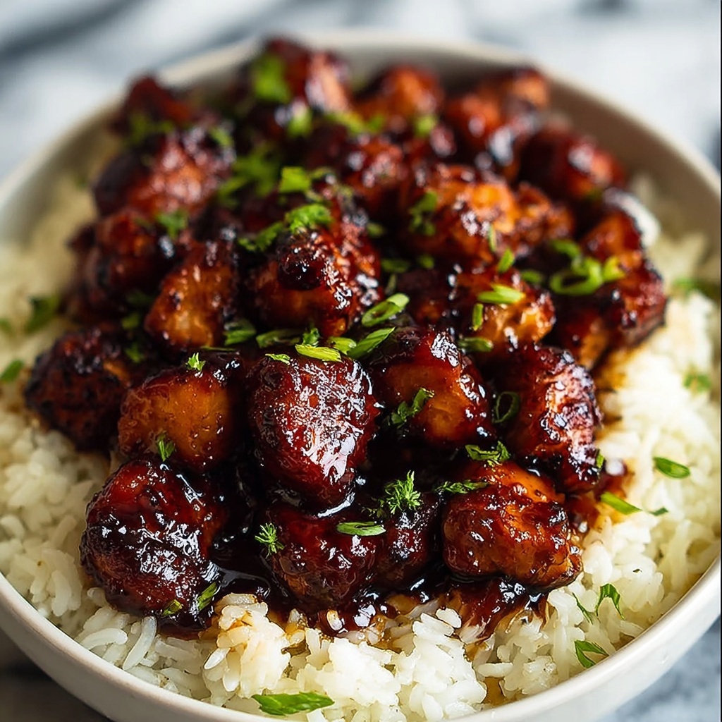 Honey BBQ Chicken Rice Recipe - Recipe Image