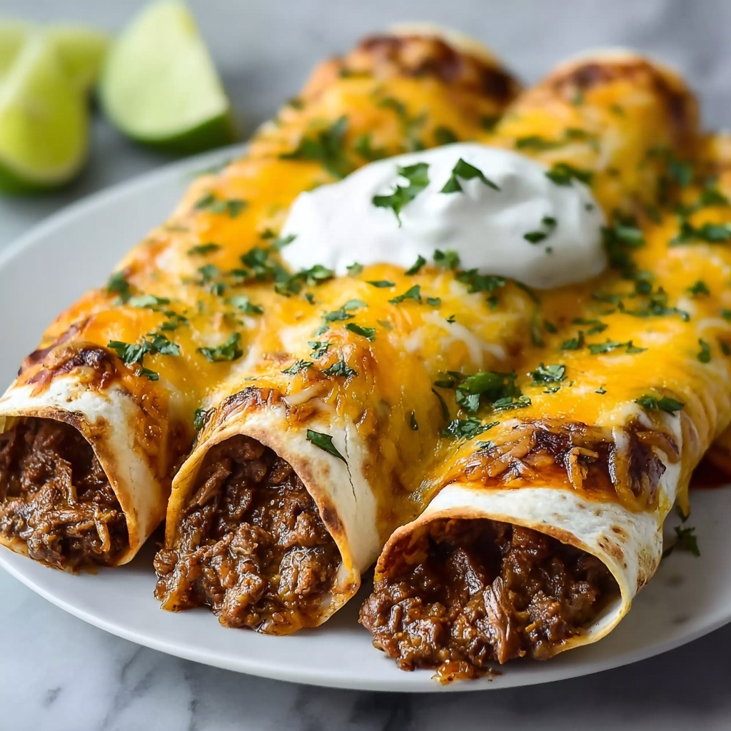 Easy Cheesy Ground Beef Enchiladas Made Simply Delicious! Recipe - Recipe Image