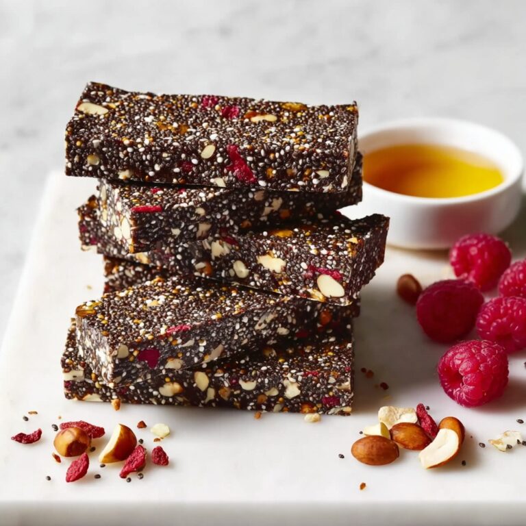 No-Bake Chia Seed Energy Bars Recipe