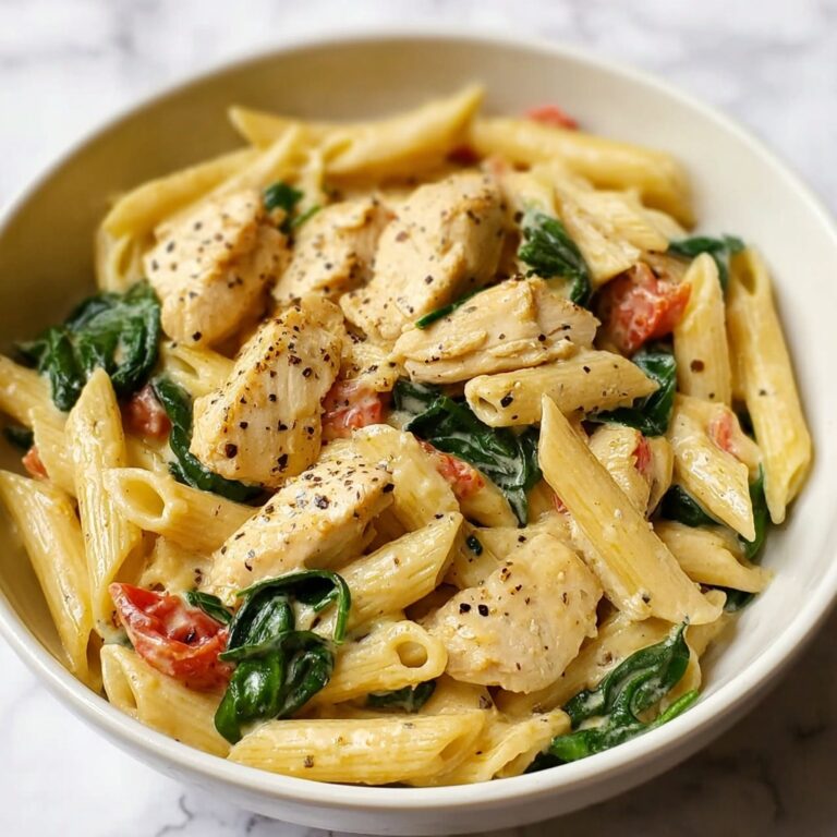 Creamy Chicken and Spinach Pasta Recipe
