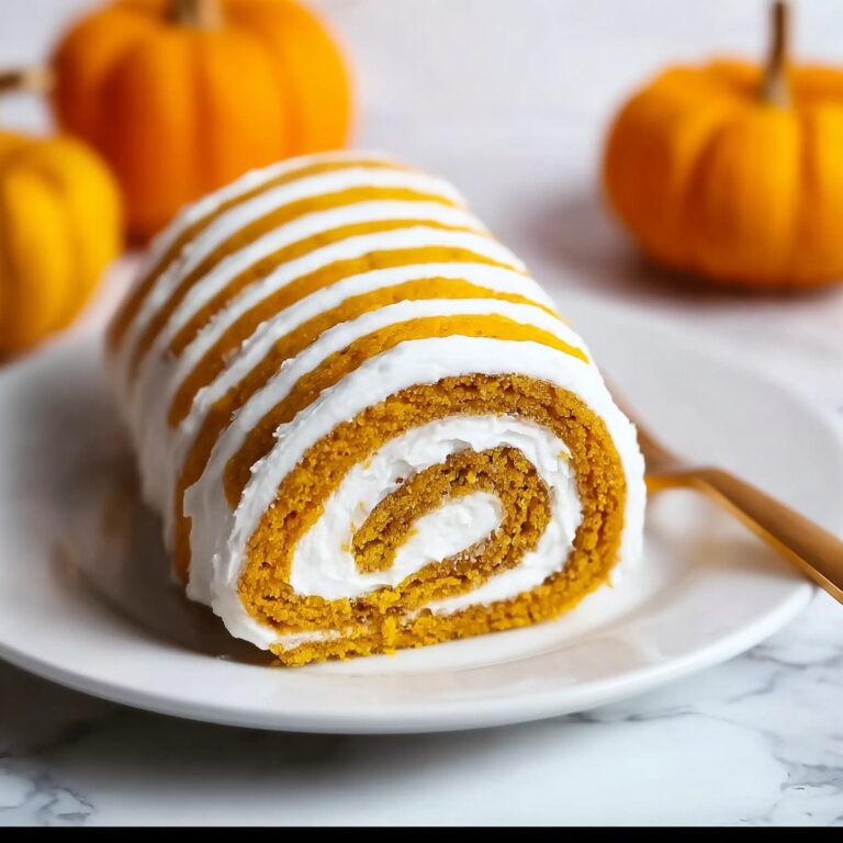 Decadent Pumpkin Cake Roll with Creamy Filling Recipe