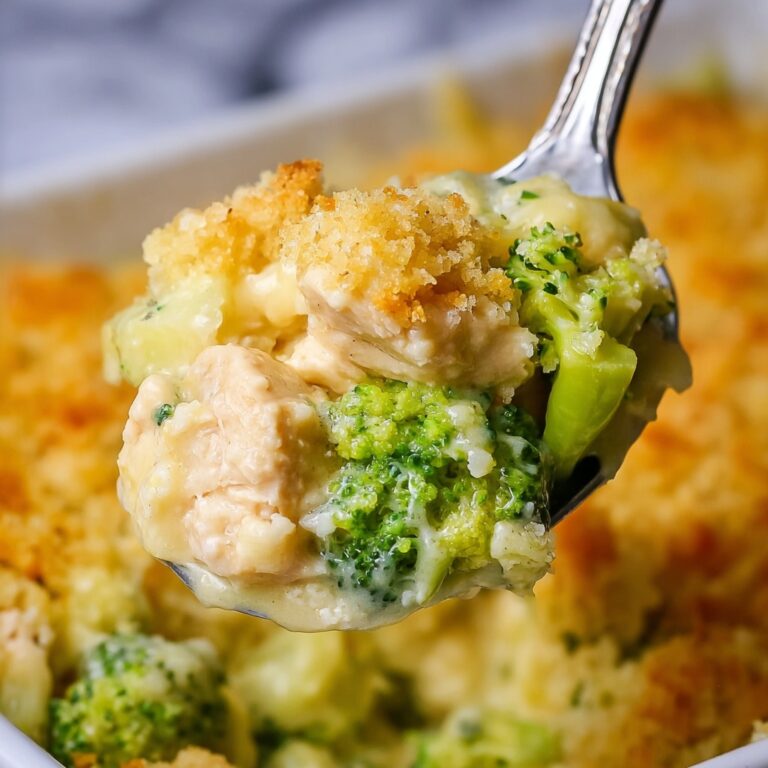 Chicken Divan with Broccoli and Cheddar Recipe
