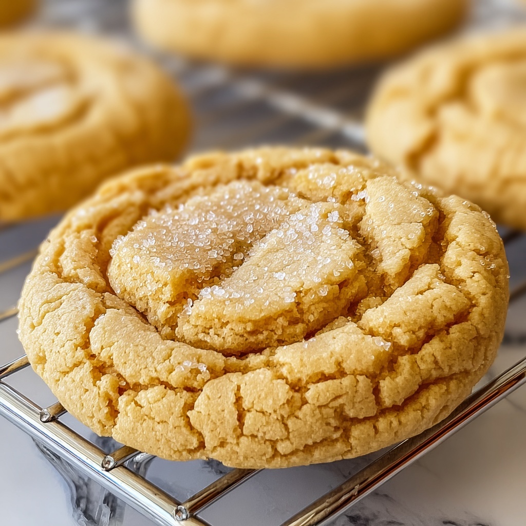 Thick and Chewy Peanut Butter Cookies Recipe - Recipe Image