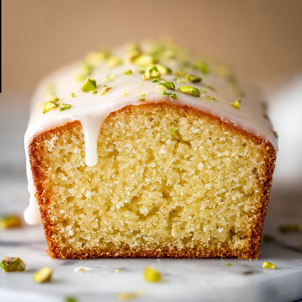 Pistachio Lemon Loaf with Lemon Glaze Recipe - Recipe Image
