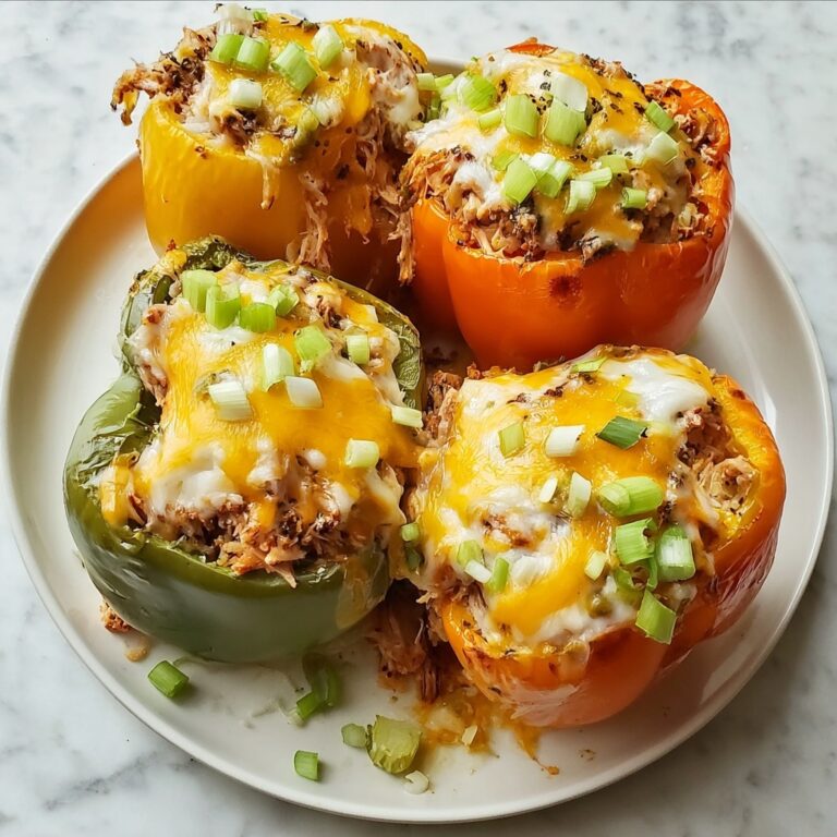 Buffalo Chicken Stuffed Peppers Recipe