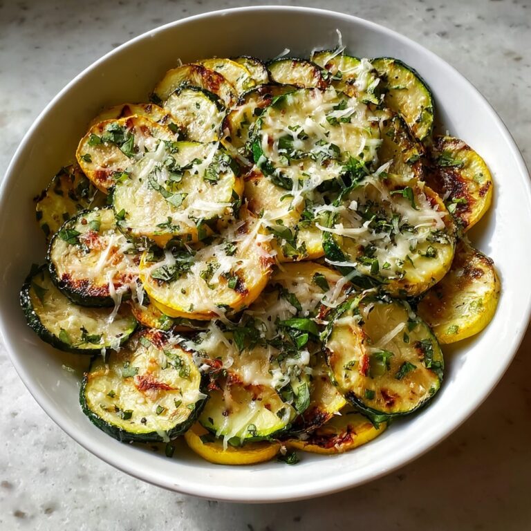 Roasted Summer Squash Parmesan Recipe