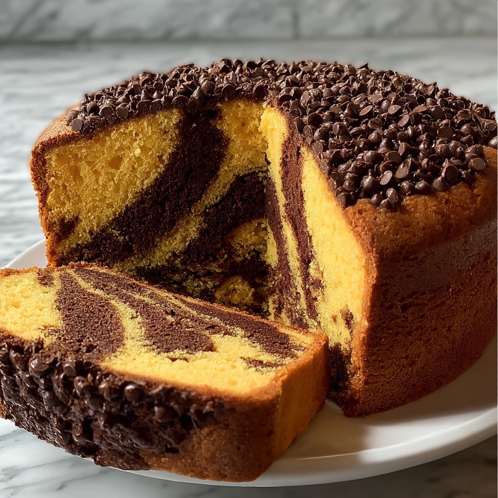 Pumpkin Chocolate Swirl Cake Recipe - Recipe Image
