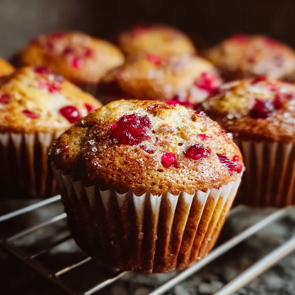 Spiced Apple Cranberry Muffins Recipe - Recipe Image