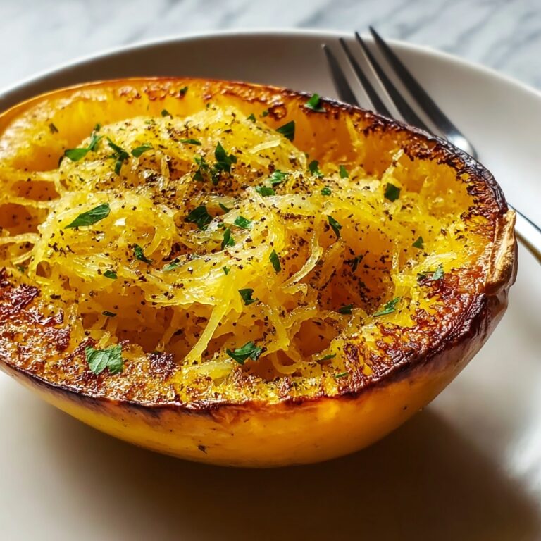 Garlic Herb Spaghetti Squash with Optional Cheese and Vegetables Recipe