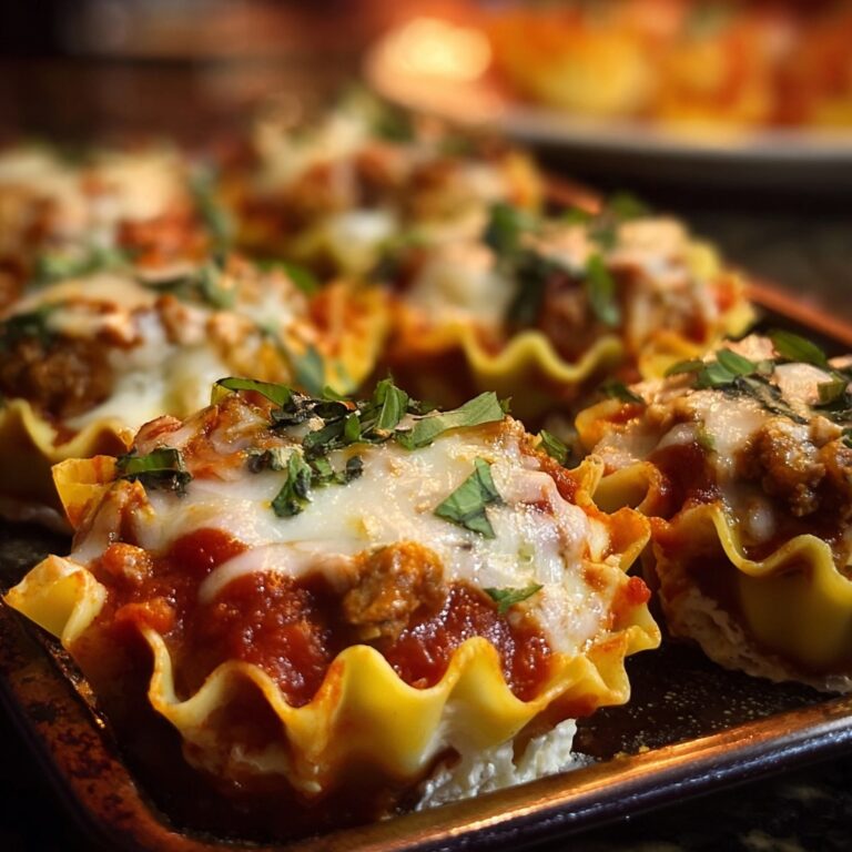 Lasagna Roll-Ups with Ground Beef and Cheese Recipe