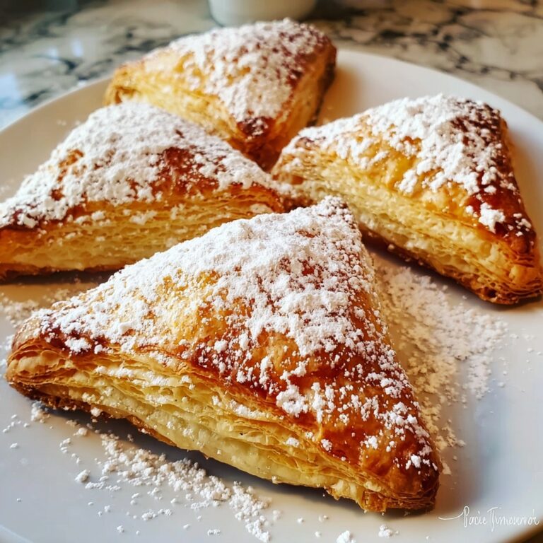 Rhubarb Cream Cheese Puff Pastries Recipe