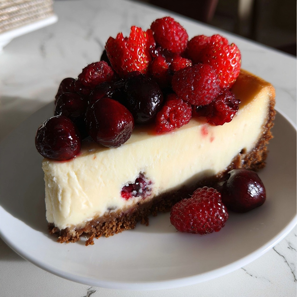 Baked Vegan Cheesecake (Gluten-Free) Recipe - Recipe Image