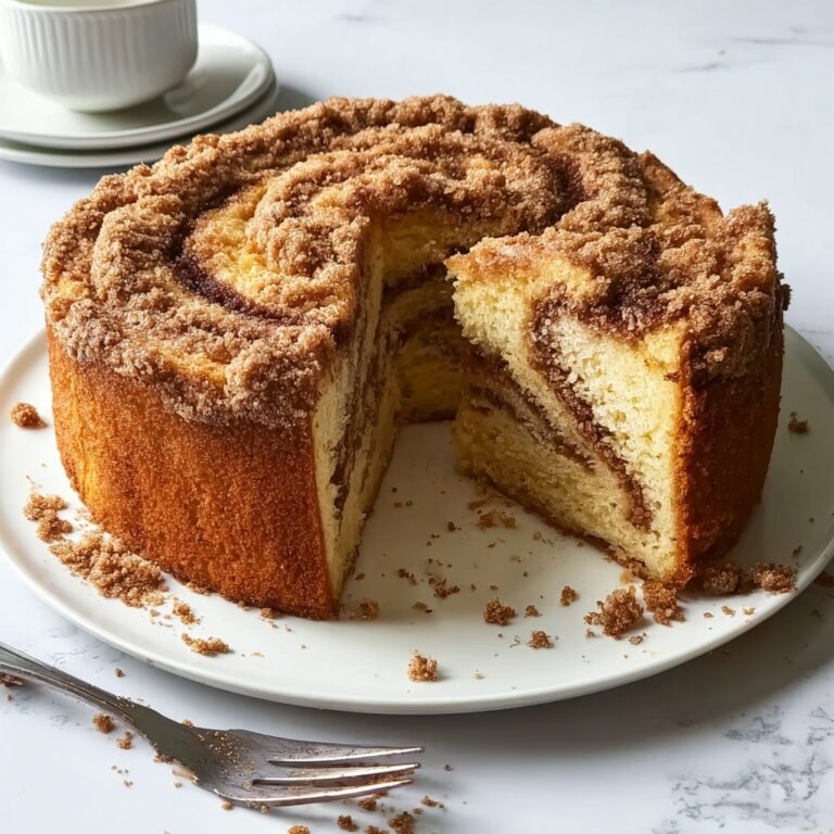 Cinnamon Streusel Coffee Cake Recipe