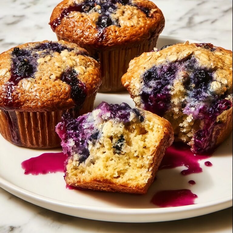 Blueberry Oatmeal Muffins Recipe