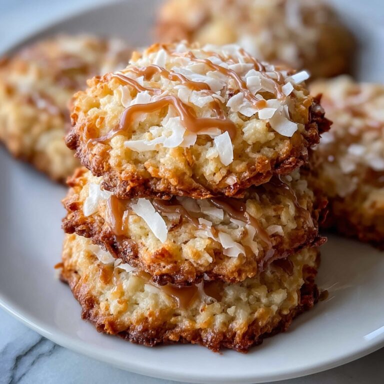 Chewy Caramel Coconut Cookies Recipe
