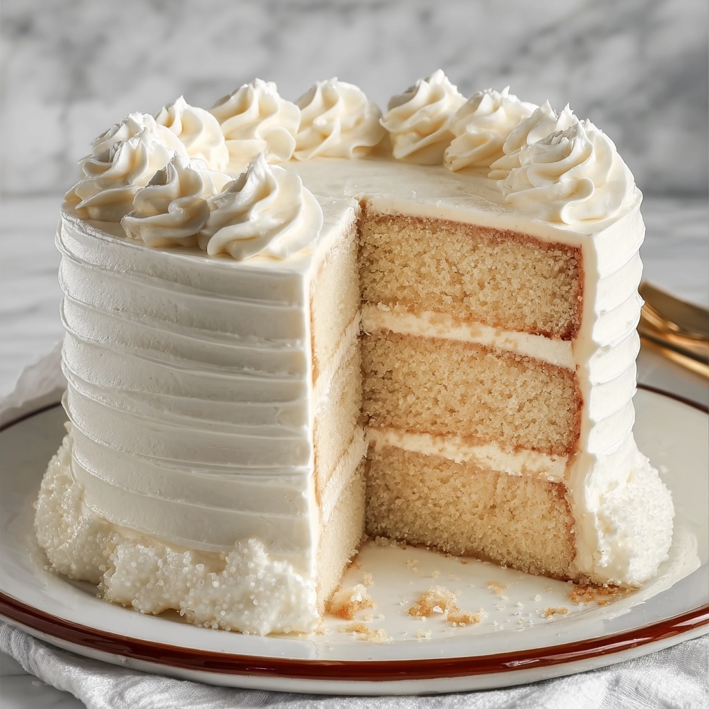 Moist White Velvet Cake Recipe - Recipe Image
