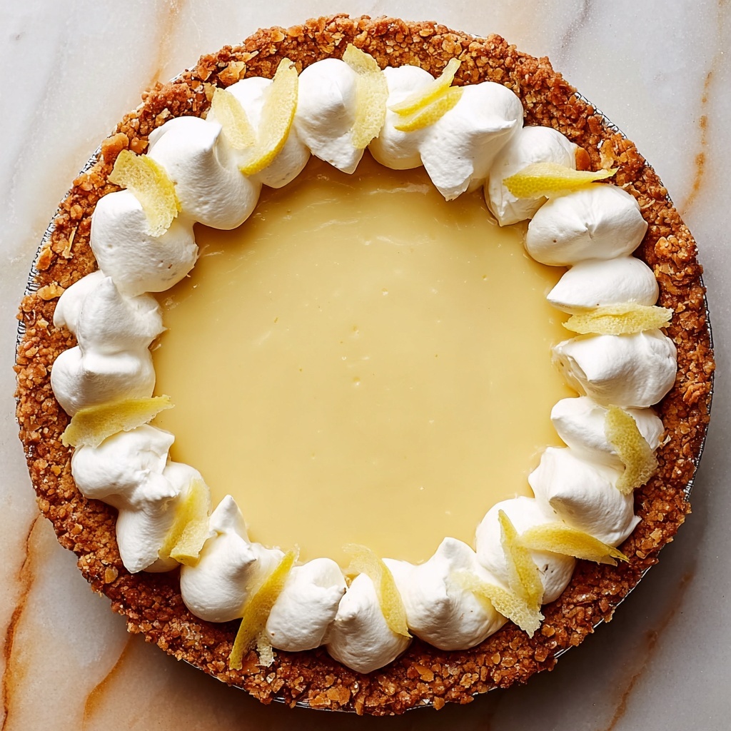 Lemon Velvet Pie Recipe - Recipe Image