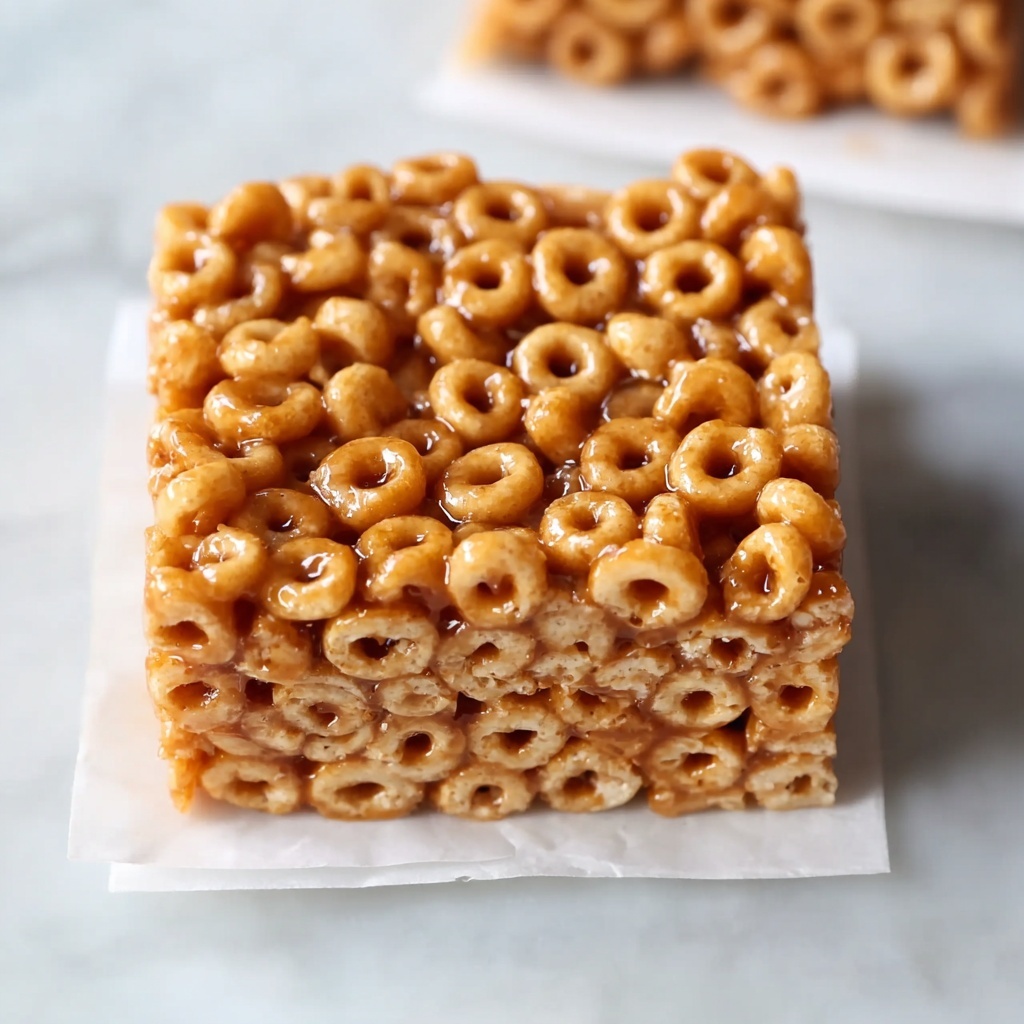 Peanut Butter Cheerio Bars Recipe - Recipe Image