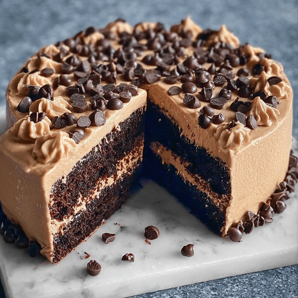 Chocolate Chip Cookie Dough Cake: The Ultimate Dessert Recipe - Recipe Image