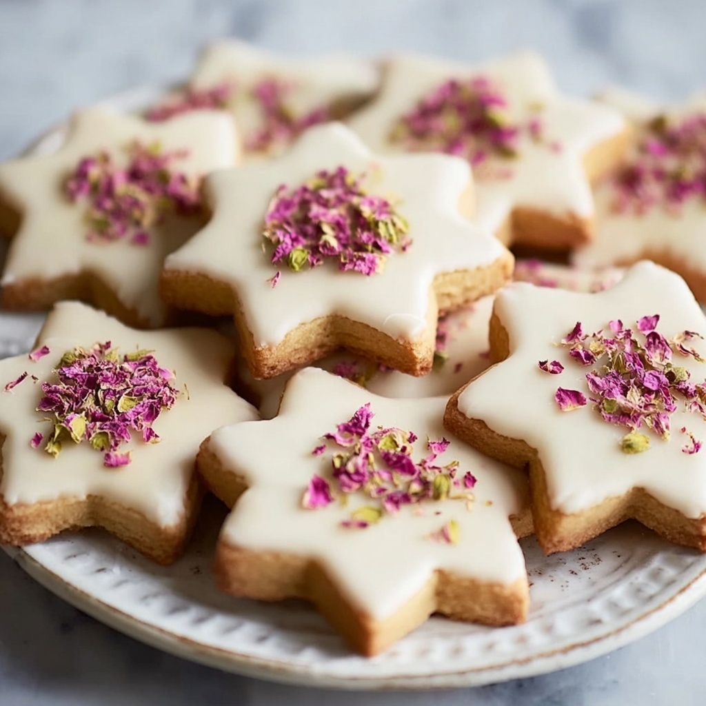 Persian Love Cookies: Decadent Shortbread with Pistachios and Rose Petals Recipe - Recipe Image