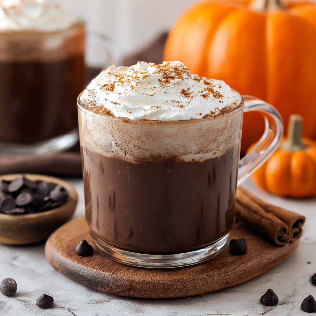 Thick and Creamy Pumpkin Hot Chocolate Recipe - Recipe Image