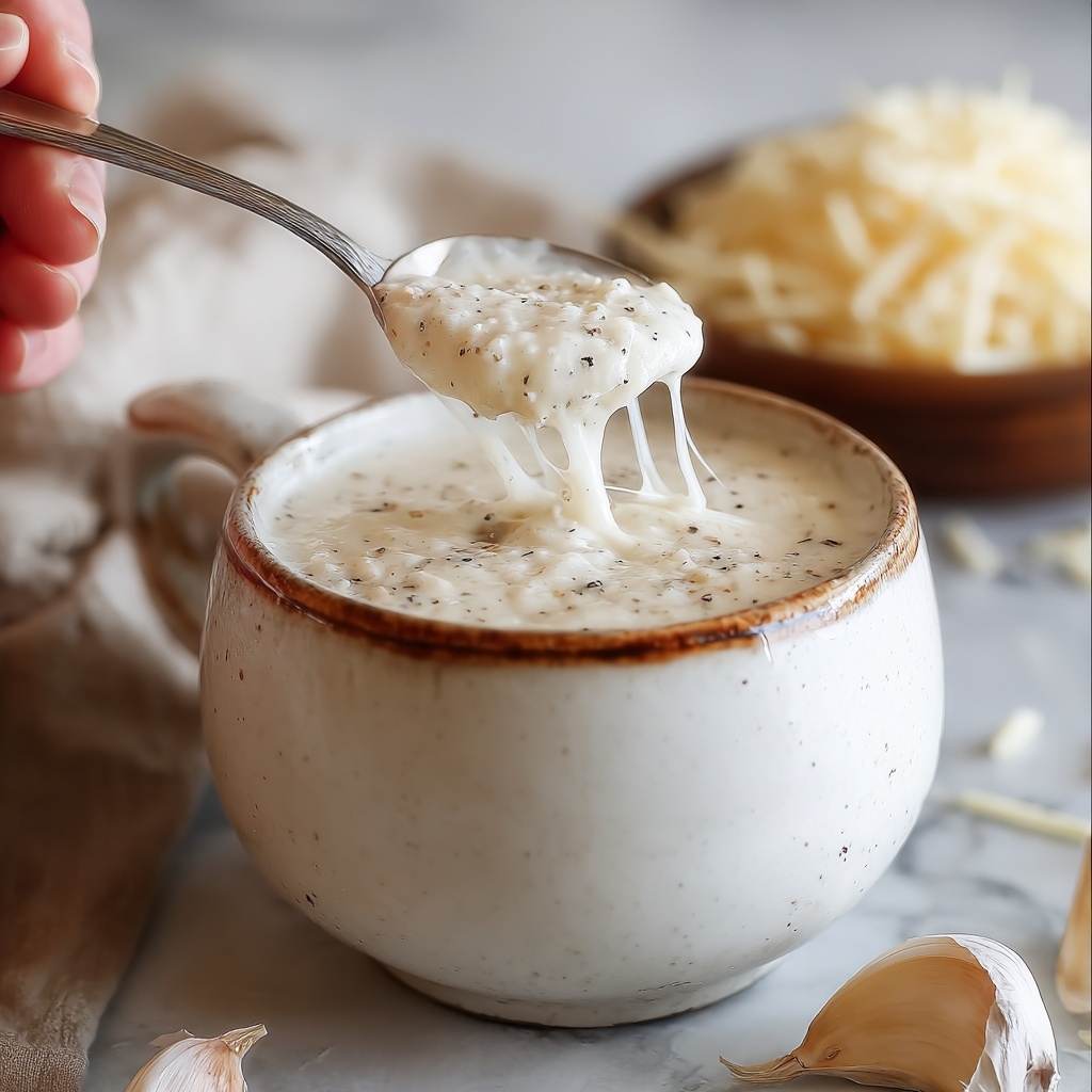 White Garlic Pizza Sauce Recipe - Recipe Image