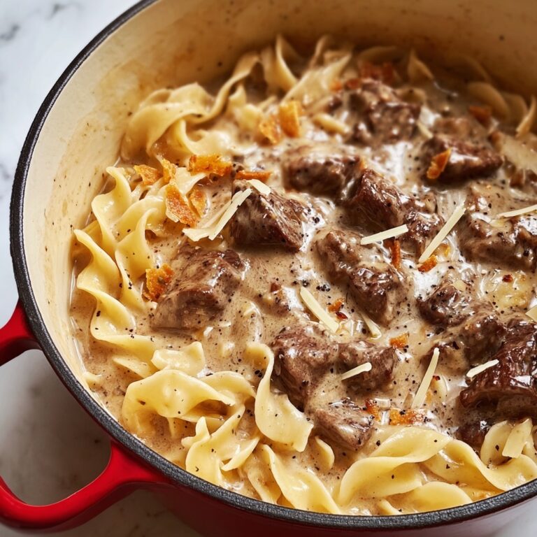 French Onion Beef and Noodles Recipe