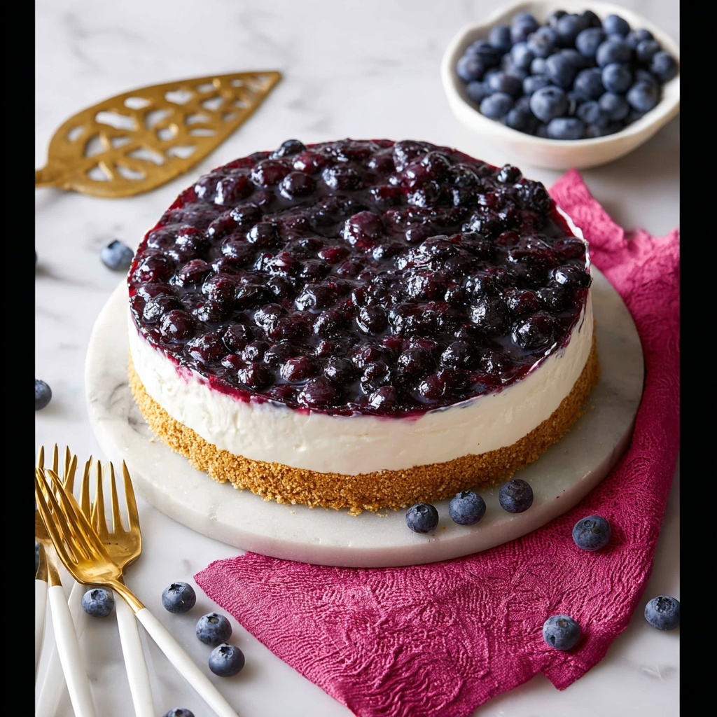 Blueberry Cream Cheese Pie Recipe - Recipe Image