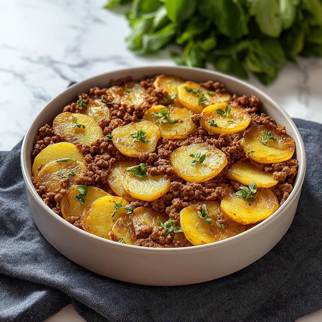 Ground Beef and Potato Casserole Recipe - Recipe Image