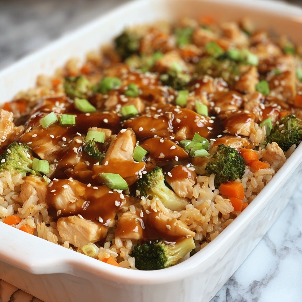 Teriyaki Chicken Casserole Recipe - Recipe Image