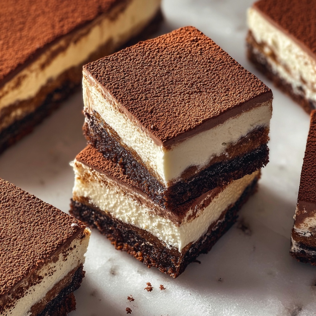 Tiramisu Brownies Recipe - Recipe Image