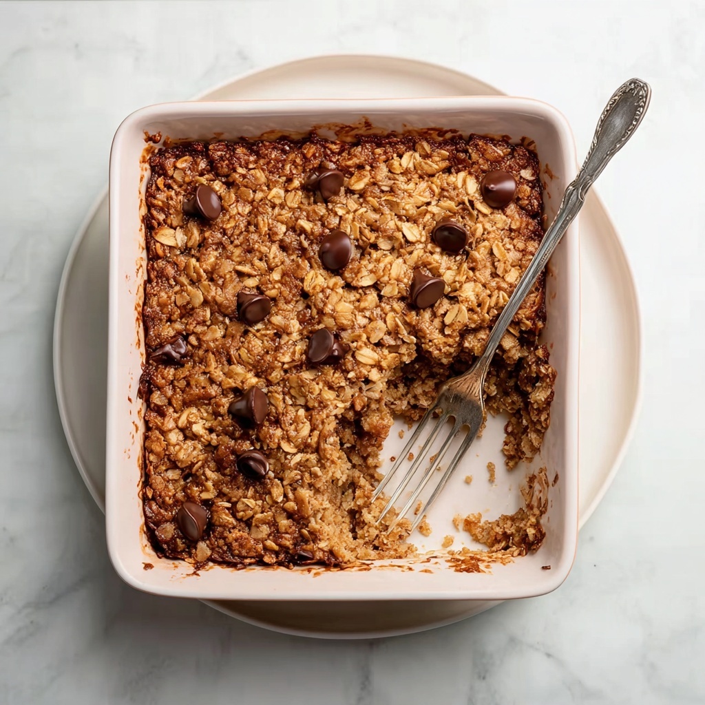 Cinnamon Roll Protein Baked Oats (No Protein Powder) Recipe - Recipe Image