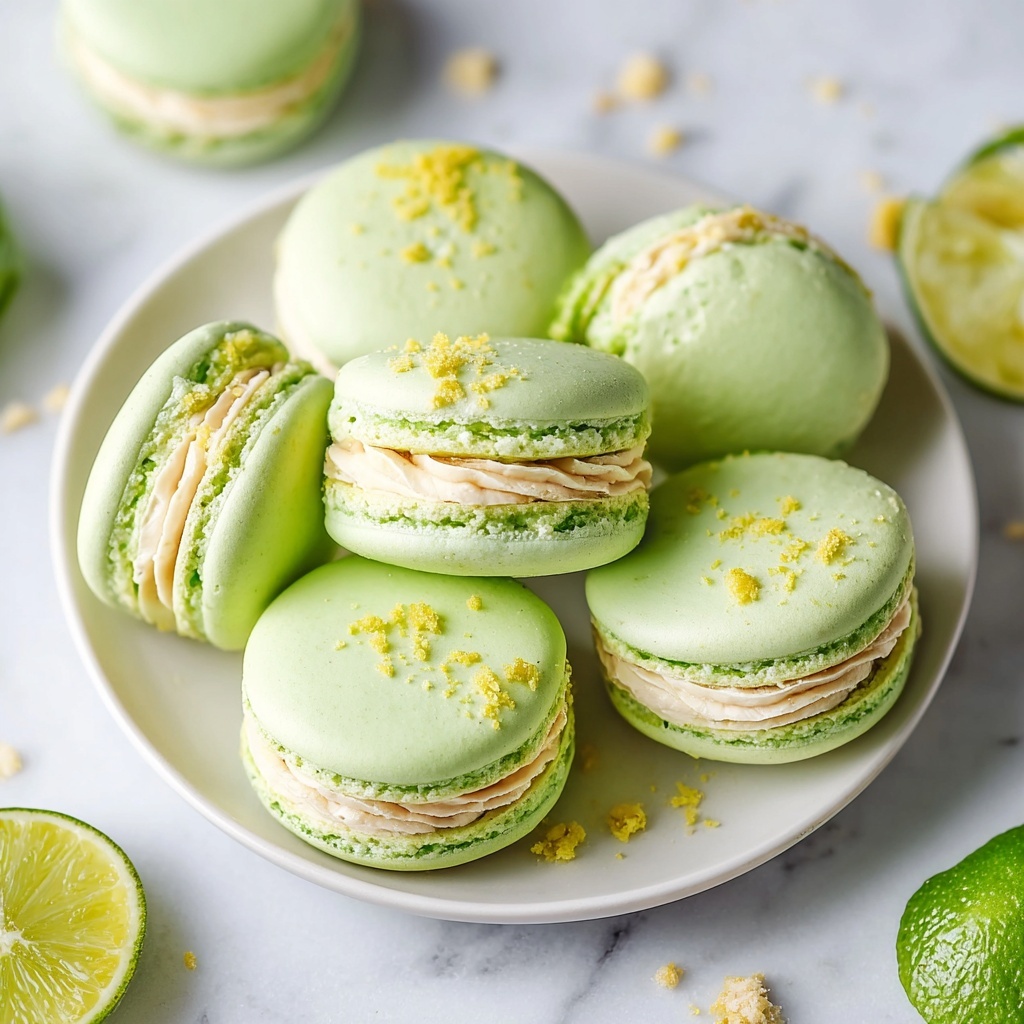 Key Lime Macarons Recipe - Recipe Image