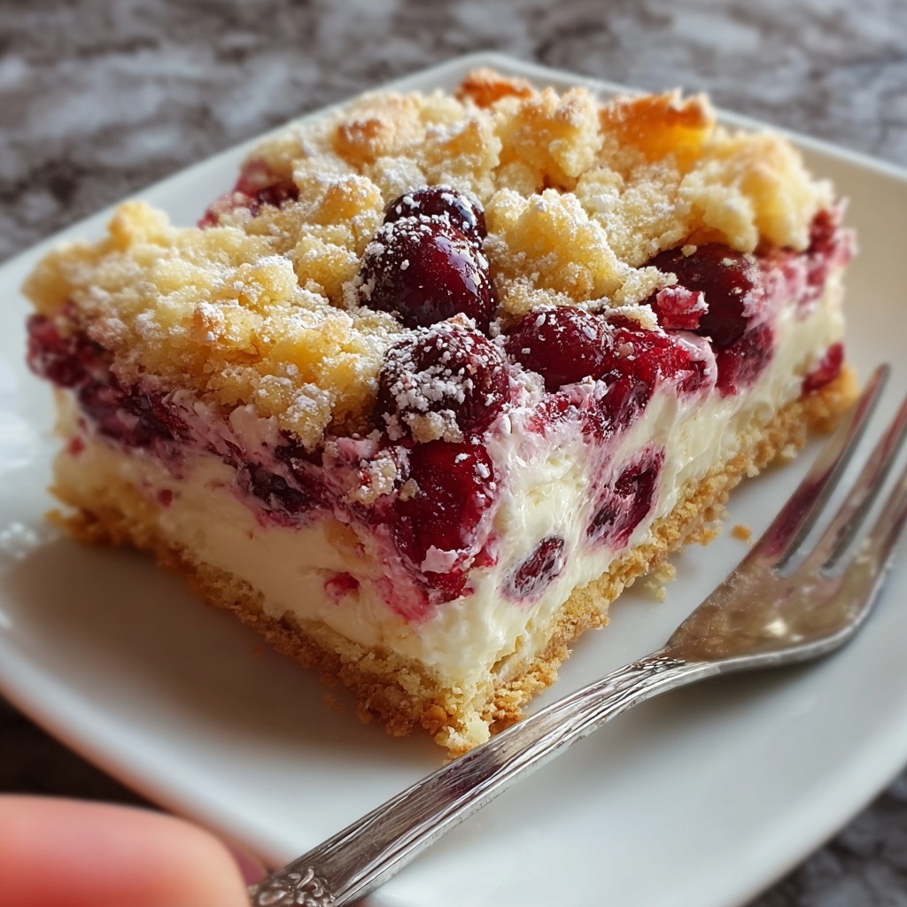 White Chocolate Cranberry Dump Cake Recipe - Recipe Image
