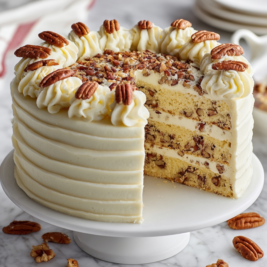 Quick Italian Cream Cake Recipe - Recipe Image
