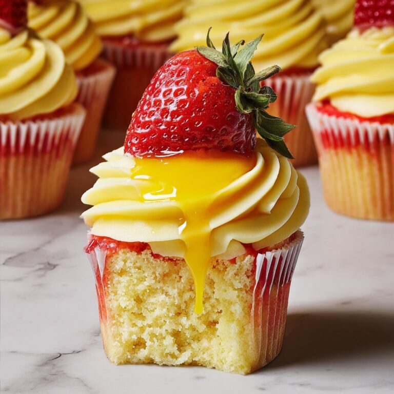 Strawberry Mango Cupcakes Recipe