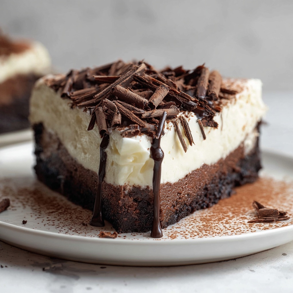 Brownie Bottom Cheesecake Recipe - Recipe Image
