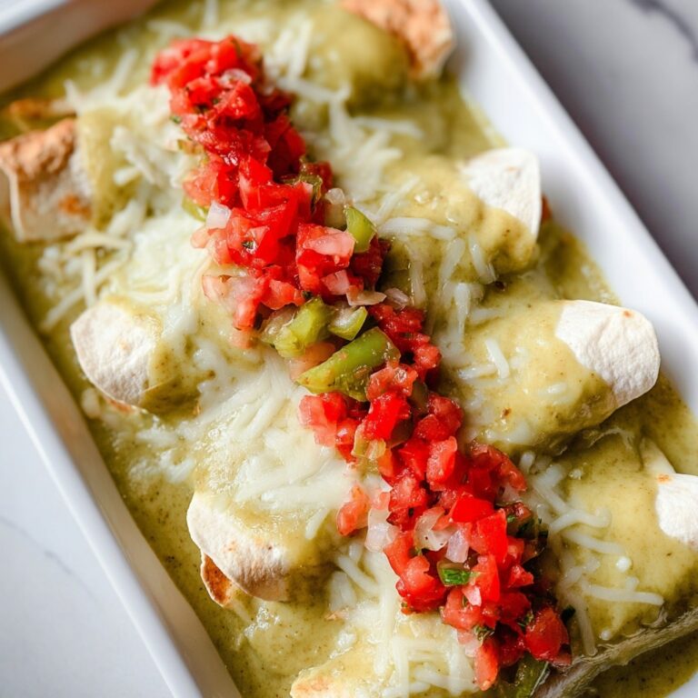 Smothered Chicken Burritos with Creamy Salsa-Verde Ranch Sauce Recipe