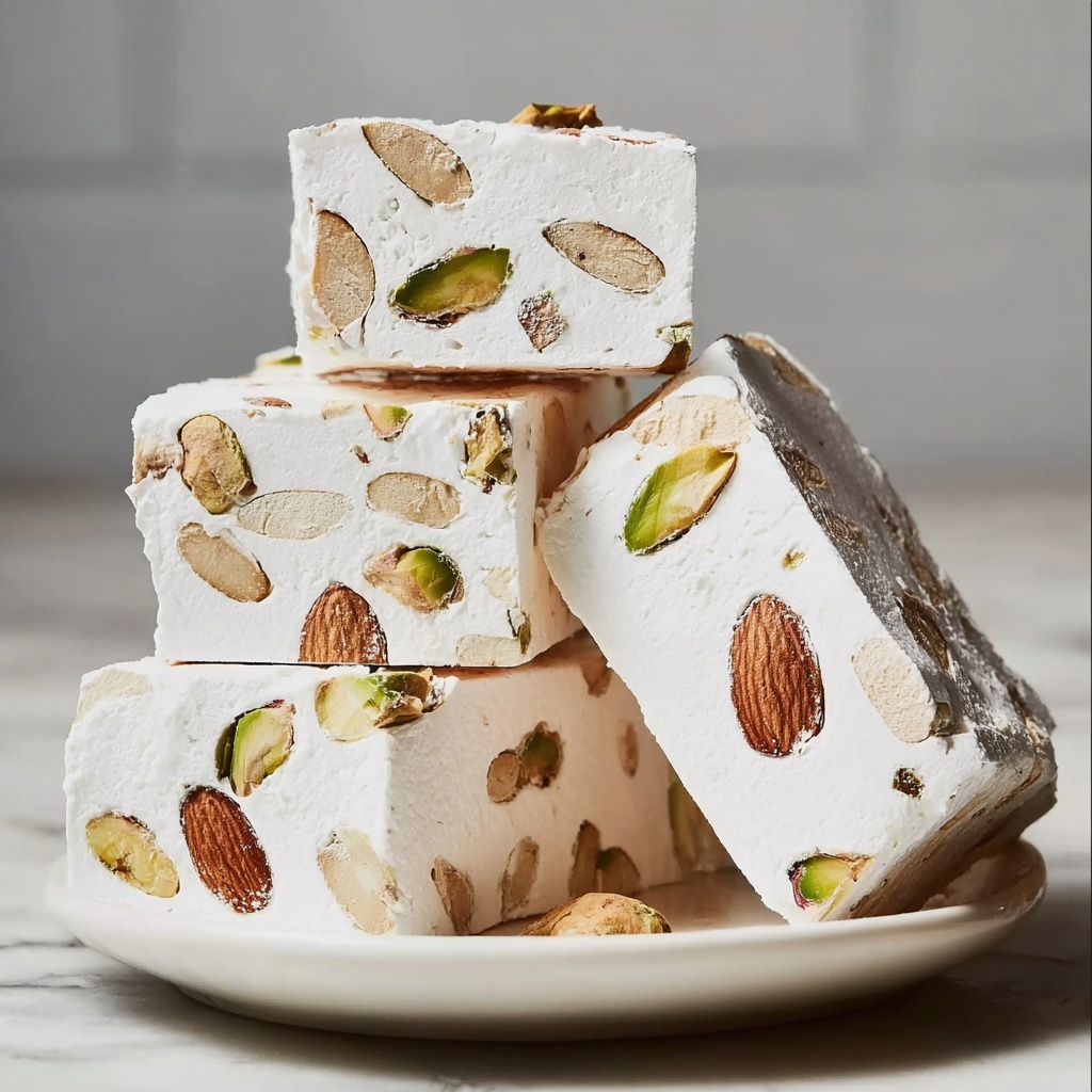 Italian Torrone: Craft Soft Nougat for Festive Joy Recipe - Recipe Image
