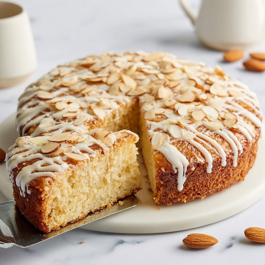 Gluten-Free Vegan Almond Cake Recipe - Recipe Image