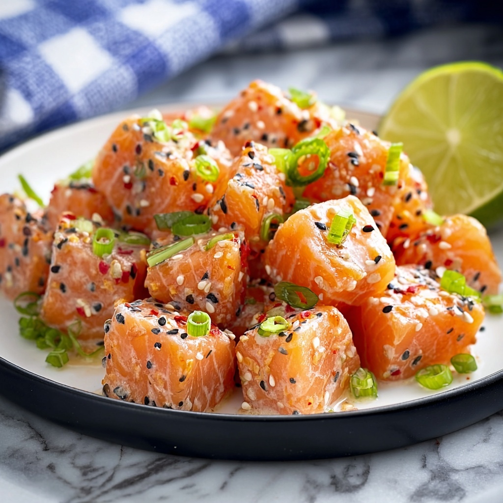 Bang Bang Salmon Bites with Spicy Thai Sauce Recipe - Recipe Image