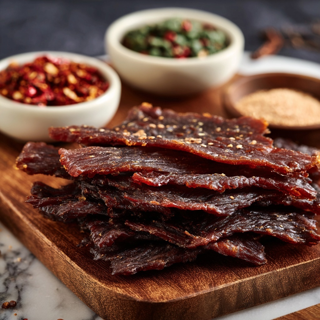 Air Fryer Beef Jerky Recipe - Recipe Image