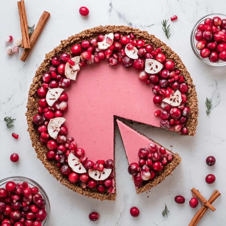 Vegan Cranberry Pomegranate Tart Recipe